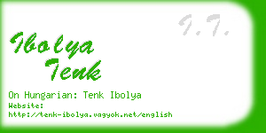 ibolya tenk business card